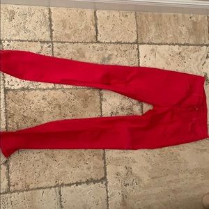 J brand red jeans